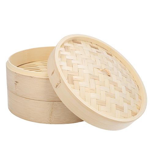 Dampfgarer Bambus "ASIA" Ø 25 cm · 16 cm 3-teilig