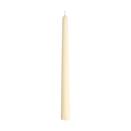 Leuchterkerzen Ø 2,2 cm · 25 cm creme aus 100 % Stearin
