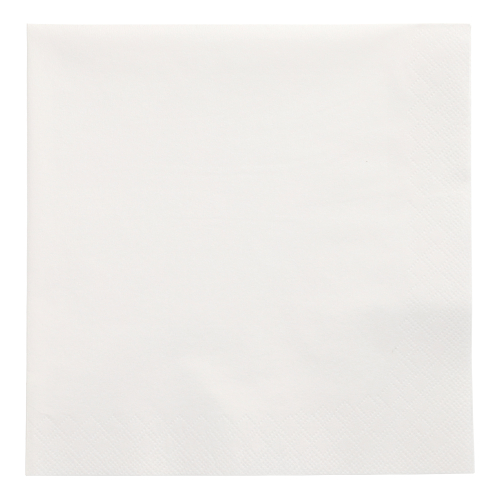 Servietten, 3-lagig 1/4-Falz 40 cm x 40 cm weiss