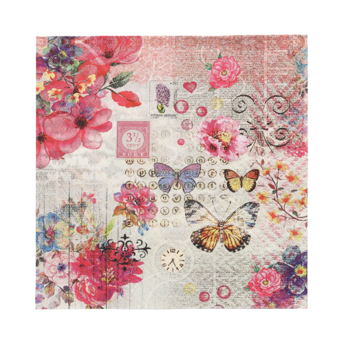 Servietten, 3-lagig 1/4-Falz 33 cm x 33 cm "Nora"