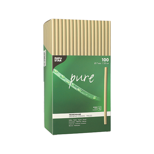 Trinkhalme Schilf "pure" Ø 7 mm · 20 cm