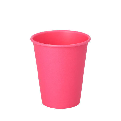Trinkbecher, Pappe "To Go" 0,2 l Ø 8 cm · 9,2 cm pink