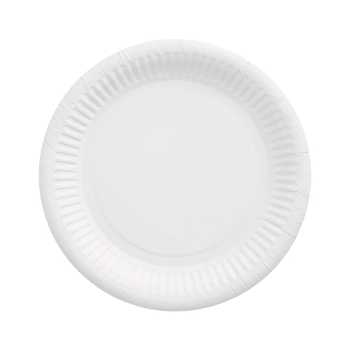 Teller, Pappe "pure" rund Ø 20 cm weiss