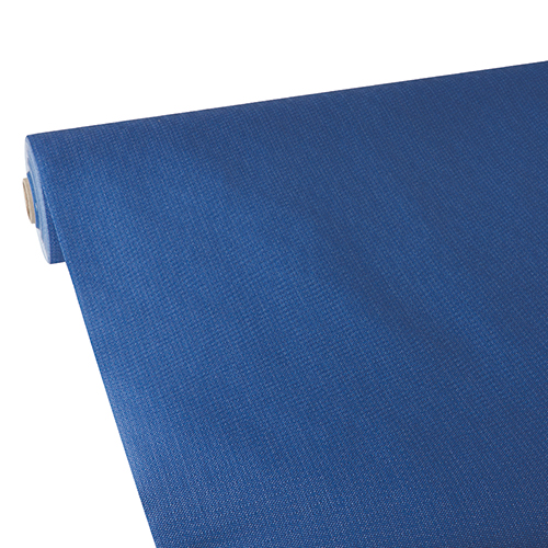 Tischdecke, stoffähnlich, Vlies "soft selection plus" 25 m x 1,18 m dunkelblau Tischdecke, stoffähnlich, Vlies "soft selection plus" 25 m x 1,18 m dunkelblau