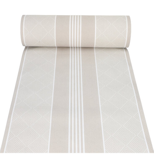 Tischläufer, stoffähnlich, PV-Tissue Mix "ROYAL Collection" 24 m x 40 cm champagner "Elegance"