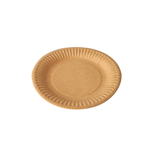 Teller, Pappe "pure" rund Ø 15 cm braun