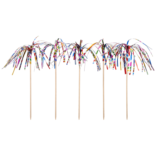 Deko-Picker 15,5 cm "Feuerwerk" multicolor