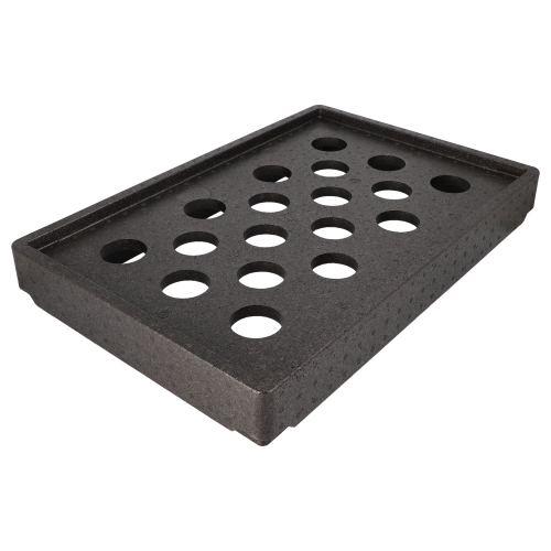 Kühlaufsatz EPP 60 cm x 40 cm x 8,5 cm schwarz "Gastro-Norm 1/1"