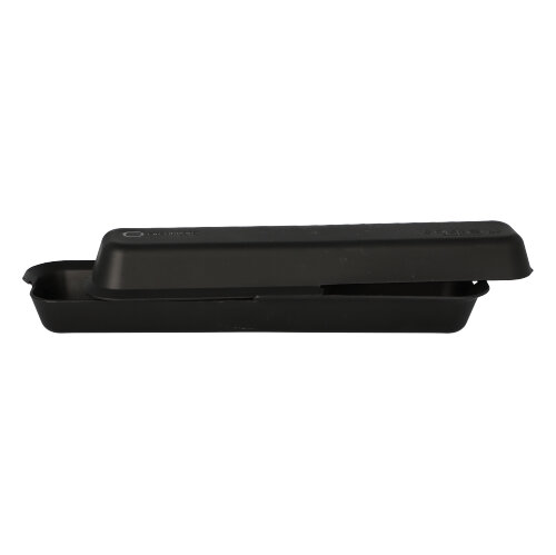 "Circulware" Mehrweg-Foodboxen 2 cm x 23,4 cm x 5,85 cm schwarz , 2-teilig
