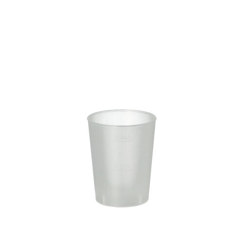 Mehrweg-Gläser für Schnaps PP 4 cl Ø 4,3 cm · 5,2 cm satiniert