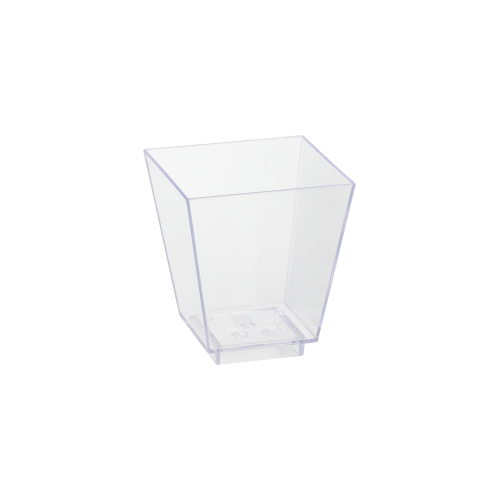 Fingerfood - Schalen, PS eckig 50 ml 5 cm x 4,5 cm x 4,5 cm glasklar