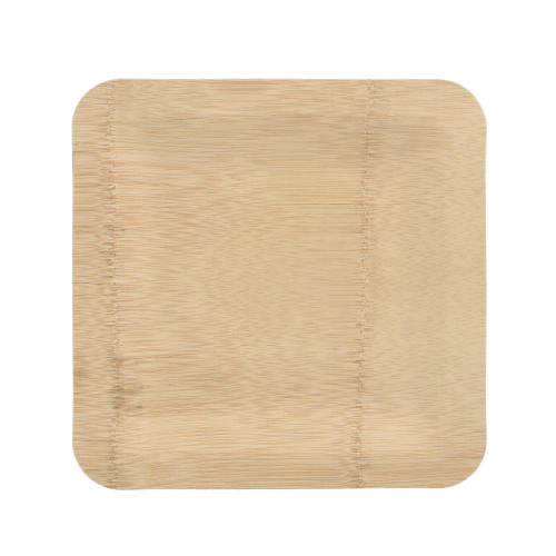 Teller, Bambus "pure" eckig 1,5 cm x 25,5 cm x 25,5 cm