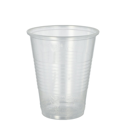 Trinkbecher, PP 0,3 l Ø 9,5 cm · 11,1 cm transparent mit Schaumrand