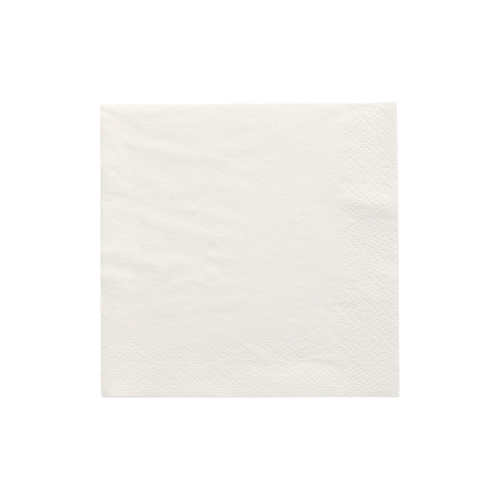 Servietten, 3-lagig 1/4-Falz 24 cm x 24 cm weiss