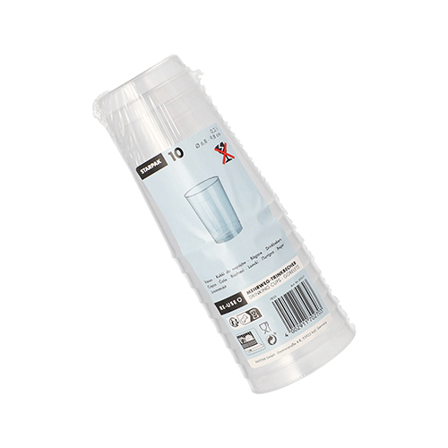 Mehrweg-Trinkbecher PP 0,2 l Ø 6,8 cm · 9,8 cm transluzent
