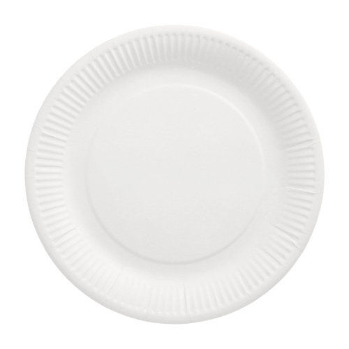 Teller, Pappe "pure" rund Ø 26 cm weiss extra stark