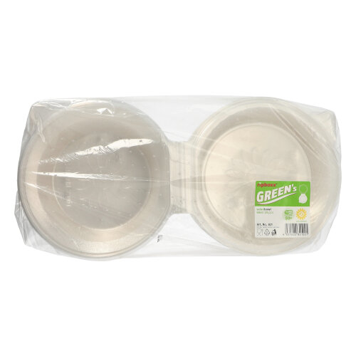 Feinkost- und Salatschalen mit Klappdeckel PP rund 950 ml 8,7 cm x 22 cm x 21,5 cm