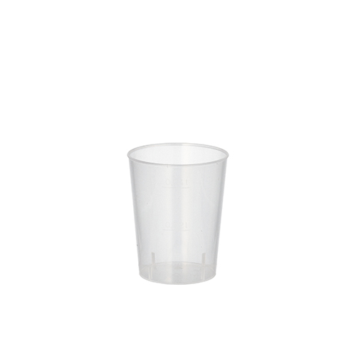 Mehrweg-Gläser für Schnaps PP 4 cl Ø 4,3 cm · 5,2 cm unzerbrechlich Mehrweg-Gläser für Schnaps PP 4 cl Ø 4,3 cm · 5,2 cm unzerbrechlich