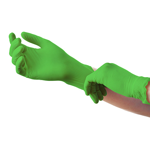 "Medi-Inn® Classic" Handschuhe, Nitril puderfrei apfelgrün "Nitril Apple Green" Größe L