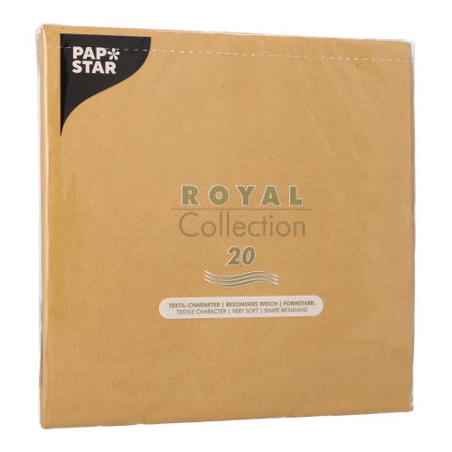 Servietten "ROYAL Collection" 1/4-Falz 40 cm x 40 cm mustard