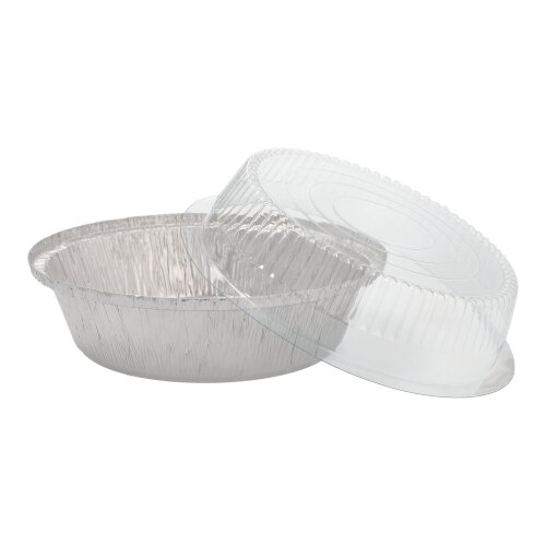 Schalen, Alu + Dom-Deckel rund 0,77 l Ø 18,2 cm · 8 cm