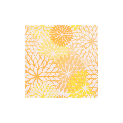 Servietten, 3-lagig 1/4-Falz 25 cm x 25 cm gelb "Floralies"