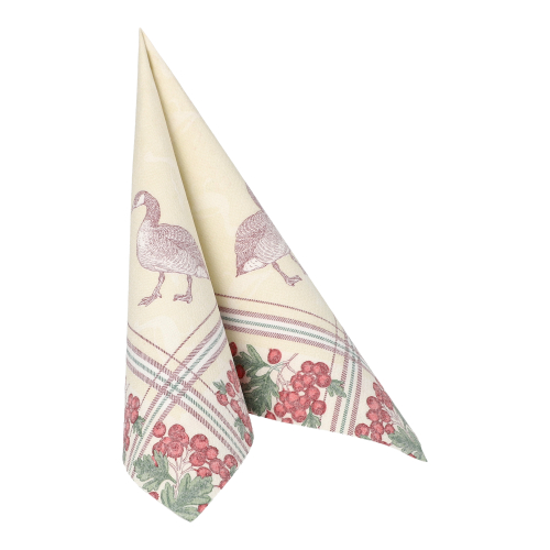 Servietten "ROYAL Collection" 1/4-Falz 40 cm x 40 cm "Goose"