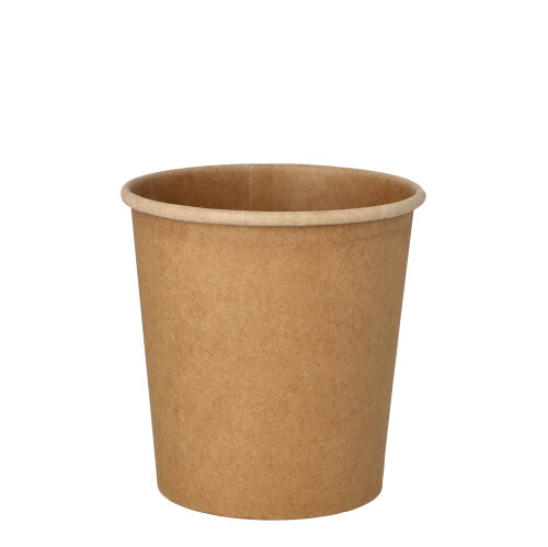 Suppenbecher, Pappe 470 ml Ø 9,8 cm · 10 cm braun