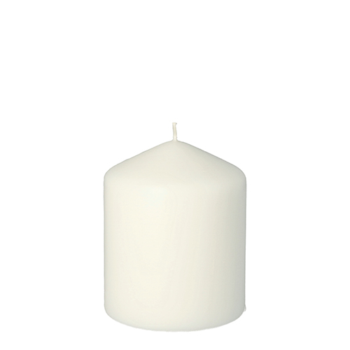 Stumpenkerze Ø 80 mm · 100 mm weiss Stumpenkerze Ø 80 mm · 100 mm weiss