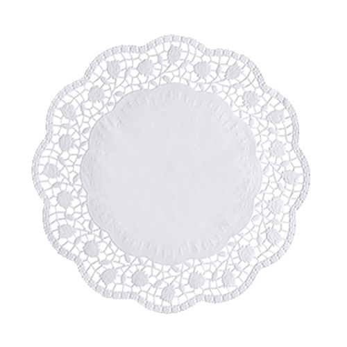 Tortenspitzen rund Ø 28 cm weiss Tortenspitzen rund Ø 28 cm weiss