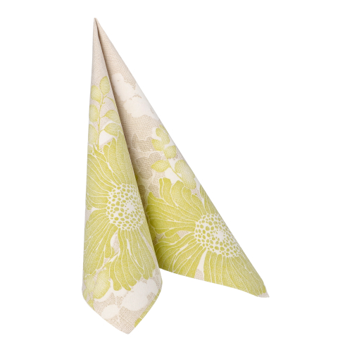 Servietten "ROYAL Collection" 1/4-Falz 40 cm x 40 cm grün "Annabel"