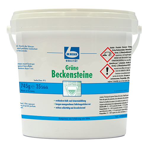 "Dr. Becher" Grüne Beckensteine Ø 3,5 cm · 2 cm in Sternform