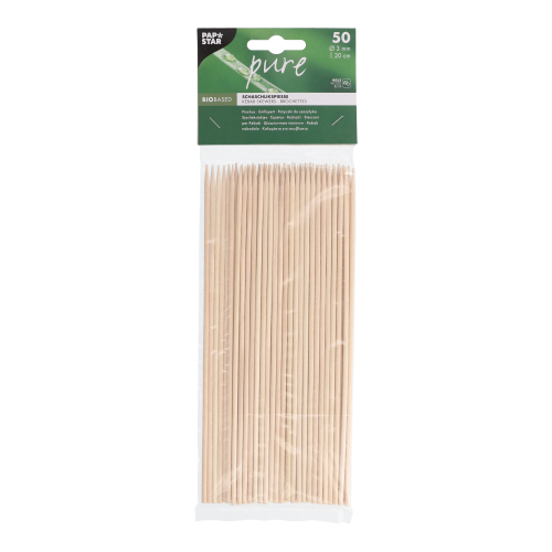 Schaschlikspieße, Holz "pure" Ø 3 mm · 20 cm