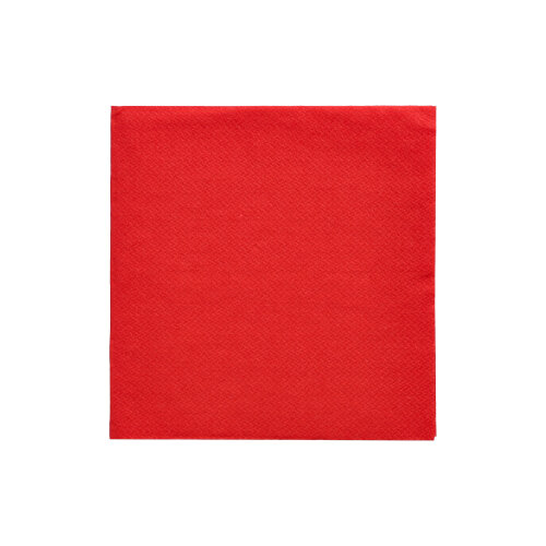 Servietten "DAILY Collection" 1/4-Falz 24 cm x 24 cm rot