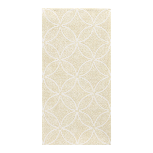 Servietten "ROYAL Collection" 1/8-Falz 40 cm x 40 cm champagner "Circle Flowers"