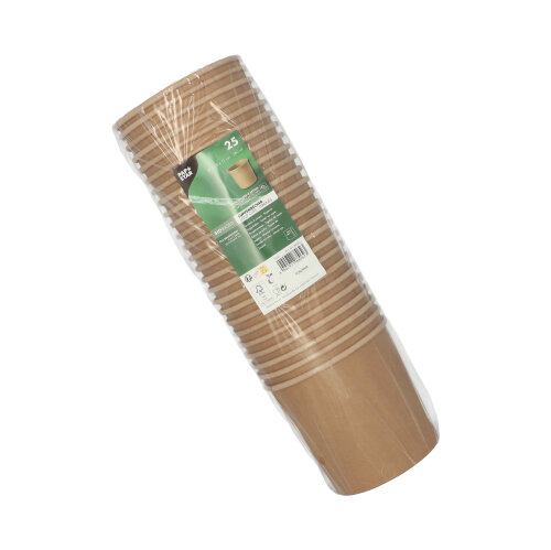 Suppenbecher, Pappe "pure" 760 ml Ø 11,5 cm · 11 cm braun