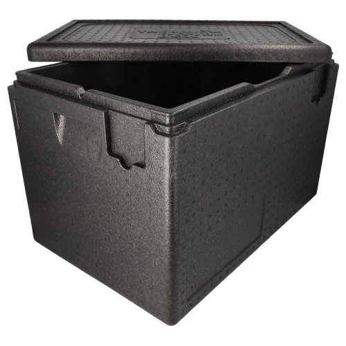 Isolier-Transportbehälter, EPP 60 cm x 40 cm x 40 cm schwarz "Gastro-Norm 1/1"