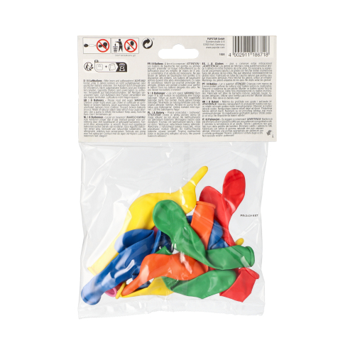 Luftballons farbig sortiert "Figures"
