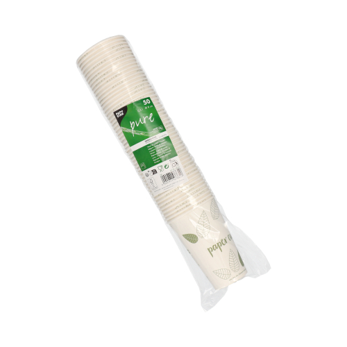 Trinkbecher, Pappe "pure" 0,3 l Ø 8 cm · 11,7 cm "ZERO"