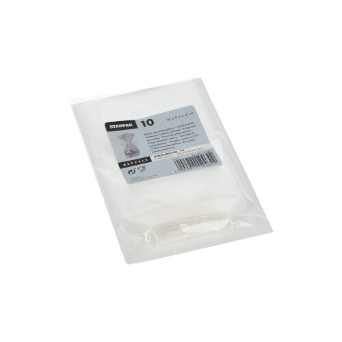Bodenbeutel, PP 16 cm x 9,5 cm x 4 cm transparent