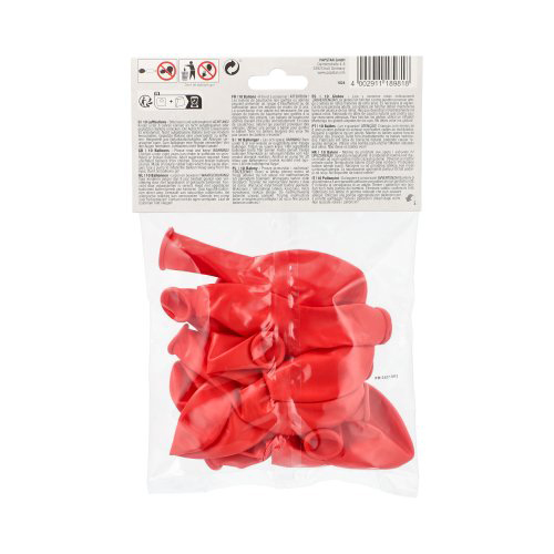 Luftballons Ø 25 cm rot