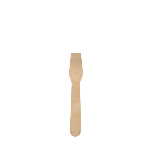 Eislöffel Holz, gewachst 9,4 cm