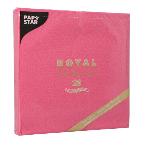 Servietten "ROYAL Collection" 1/4-Falz 40 cm x 40 cm fuchsia