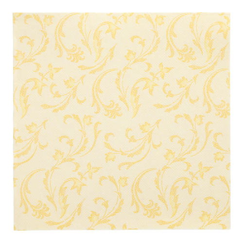 Servietten "ROYAL Collection" 1/4-Falz 40 cm x 40 cm gelb "Damascato"