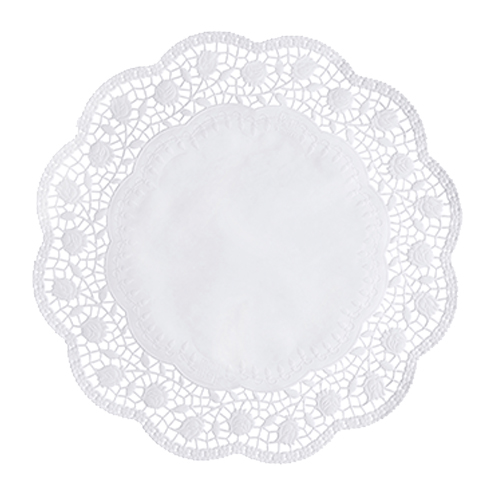 Tortenspitzen rund Ø 33 cm weiss Tortenspitzen rund Ø 33 cm weiss