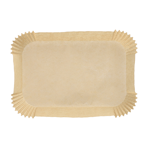 Backpapiere 22 cm x 14 cm x 4,5 cm braun für Heißluftfritteusen