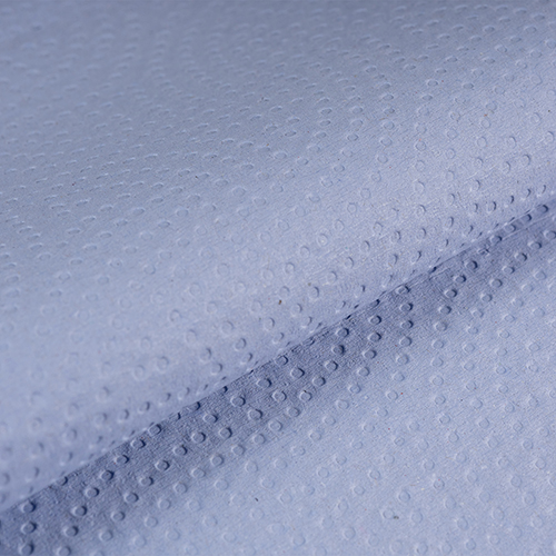 Putzrolle, 3-lagig Ø 32 cm · 335 m x 35,8 cm blau 1.000 Abrisse Blatt 35,8 x 33,5 cm