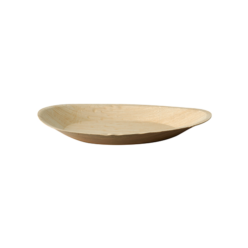 Teller, Palmblatt "pure" oval 26 cm x 17 cm x 2,5 cm