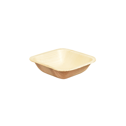 Schalen, Palmblatt "pure" eckig 100 ml 10 cm x 10 cm x 3 cm