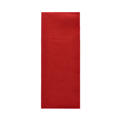 Bestecktaschen, Airlaid 40 cm x 33 cm bordeaux mit Besteckfalz